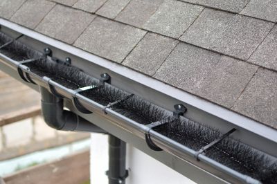 Residential Property with Gutter Covers